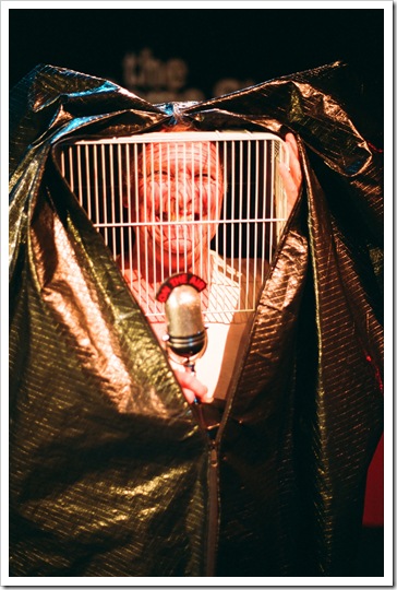 Ezra Pound (Richard Marshall) Raging in His Gorilla Cage Ezra Pound (Richard Marshall) Raging in His Gorilla Cage